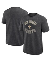 Logo Athletic Men's Heather Charcoal New Orleans Saints Success T-Shirt