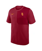 Nike Men's Cardinal Usc Trojans 2025 Sideline Uv Performance Coach T-Shirt