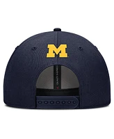 Nike Men's Navy Michigan Wolverines Rise Practice Adjustable Hat