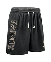 Nike Men's Black New Orleans Saints Sideline Reversible Performance Shorts