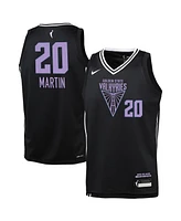 Nike Big Boys and Girls Kate Martin Eclipse Black Golden State Valkyries Explorer Edition Player Jersey