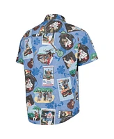 Reyn Spooner Men's Blue Elvis Presley Hawaii Tailored Button-Down Shirt