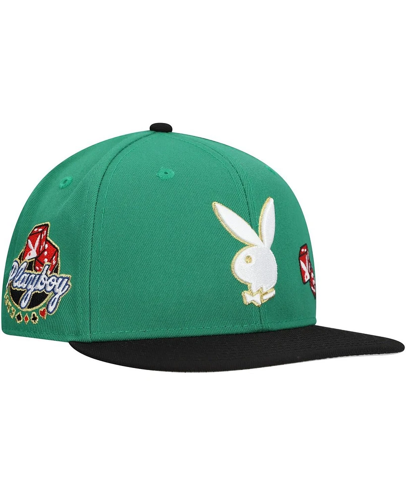 Lids Men's Green Playboy Casino Adjustable Hat