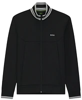 Boss by Hugo Men's Cotton-Blend Zip-Up Sweatshirt