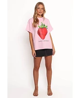 Petal and Pup Women's Cerise Tee