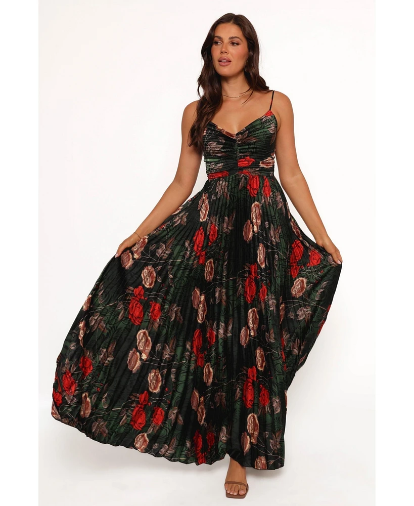 Petal and Pup Women's Naira Pleated Maxi Dress