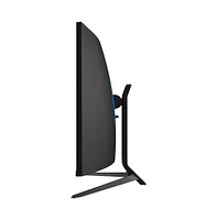 Z-edge 34" Ultra Wide 2K Curved Gaming Monitor, 21:9 Uwqhd 3440x1440, 165Hz, 1ms, FreeSync, Hdmi x2, DisplayPort x2, Pbp & Pip Mode