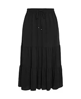 City Chic Plus Size Breezy Tier Skirt