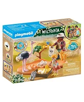 Playmobil Wiltopia Ostrich Keepers Building Set