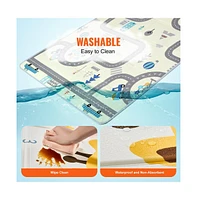 Baby Play Mat Soft Crawling Floor Playmat Double-Sided Kids Activity Mat