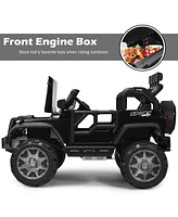 12V 2 Seater Kids Ride On Car with Storage Room