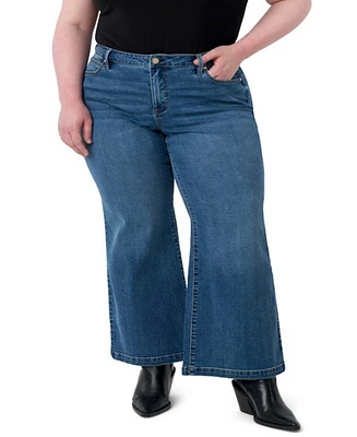 Seven7 Plus Bella Wide Leg Jeans