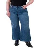Seven7 Plus Bella Wide Leg Jeans
