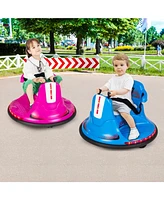 12V Kids Ride On Bumper Car with Remote Control Lights and Music
