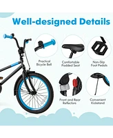Kids Bike with Adjustable Handlebar and Saddle