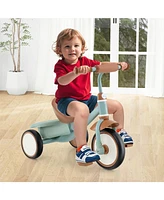 Toddler Tricycle Kids Trike with Adjustable Seat and Storage Basket Aged 3-5 Years Old
