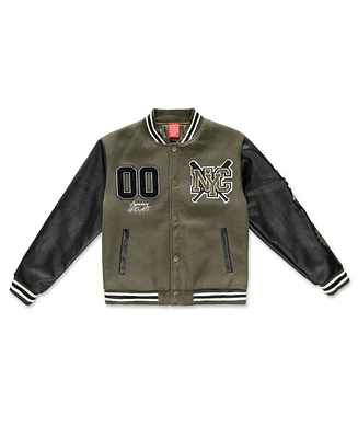 Ring of Fire Big Boys Nyc Woolen Varsity Jacket