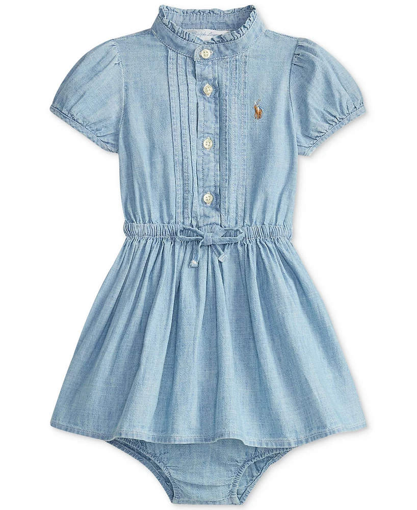 Polo Ralph Lauren Baby Girls Chambray Dress