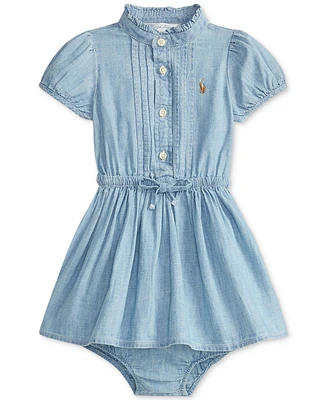 Polo Ralph Lauren Baby Girls Chambray Dress
