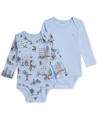 Polo Ralph Lauren Baby Boys 2-Pk. Cotton Bodysuits