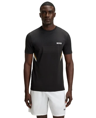 Boss by Hugo Men's Active Moisture Management Slim-Fit T-Shirt