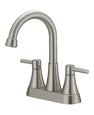 Greenspring 4 in. Centerset 2-Handle High-Arc Bathroom Faucet in Brushed Gold