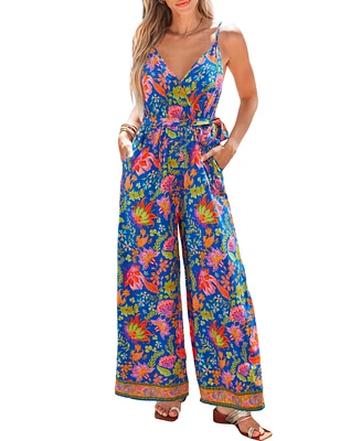 Cupshe Women's Made You Bloom Floral Jumpsuit