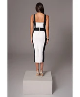 Jluxlabel Celebration Colorblock Midi Skirt
