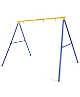 Gymax 660 Lbs Heavy-Duty Metal Swing Frame Extra Large Swing Stand for Kids and Adults