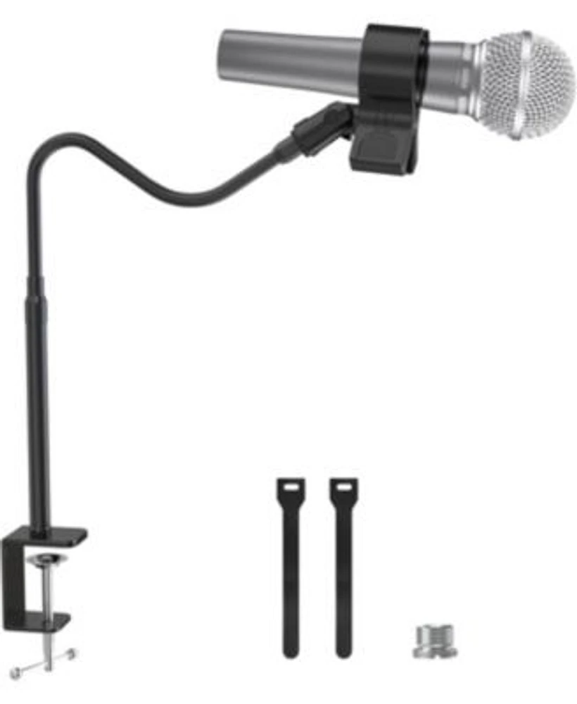 Zealsound 19 Inch Microphone Stand Flexible Gooseneck Clip Holder For Mics With 1.03 X22 X20132.59 X22 Outer Diameter 3 8 X22 X20135 8 X22 Adapter For Blue Yeti