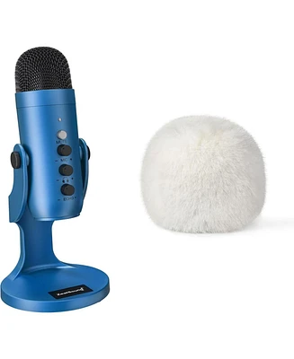 ZealSound Gaming Usb Microphone k66b and d65w Furry Cover