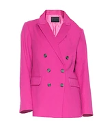 blue revival Women's Boyfriend Blazer