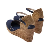 Satuna Canvas Espadrille Wedges
