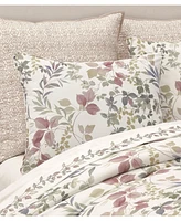 Royal Court Rosewood Botanical Leaf 4-Pc. Comforter Set