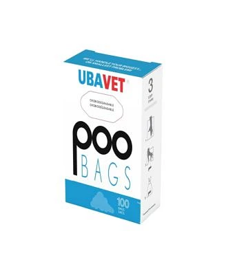 Ubavet Doo Extra Long Durable Waste Bags For Dogs Cats X2013 100 Pack