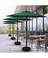 One Simple Deluxe 7.5' Patio Outdoor Table Market Yard Umbrella with Push Button Tilt