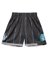 Mitchell & Ness Men's Black Toronto Raptors 1998-99 Hardwood Classics Tie-Dye Swingman Shorts