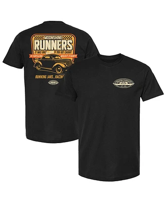 Checkered Flag Sports Men's Black Nascar Moonshine Runners T-Shirt