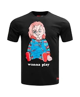 Freeze Max Men's Black Chucky Fall 2 Horror Behead T-Shirt