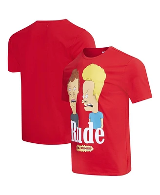 Freeze Max Men's and Women's Red Beavis Head Rude T-Shirt