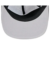 New Era Men's Black Brooklyn Nets Tone Foam Mesh Back Golfer Snapback Hat