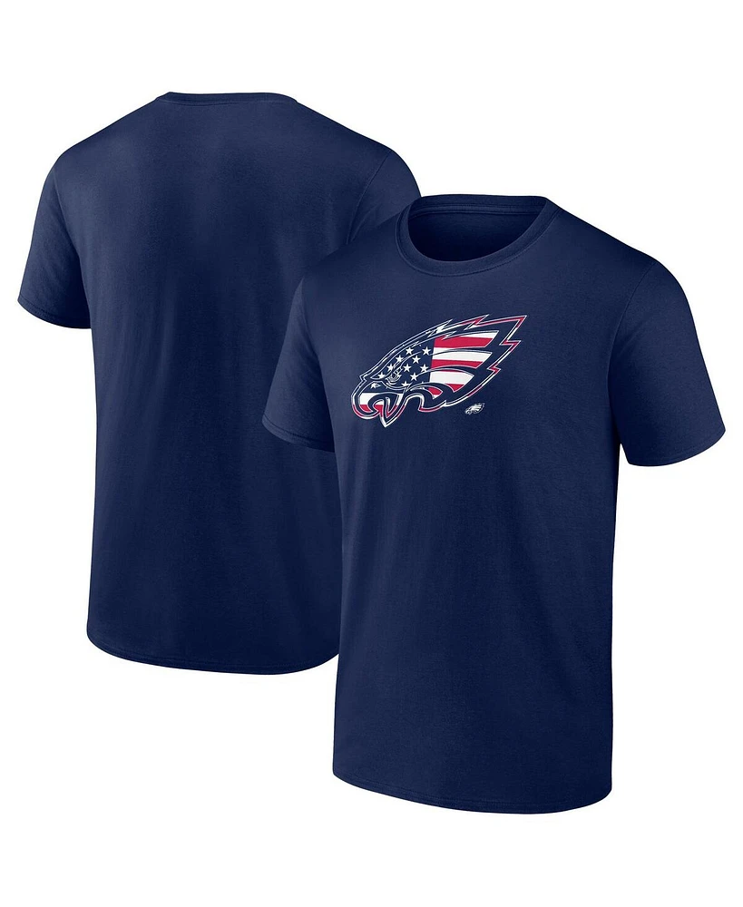 Fanatics Men's Navy Philadelphia Eagles Big Tall Americana T-Shirt
