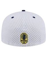 New Era Men's Gray Nashville Sc Throwback Mesh 59FIFTY Fitted Hat
