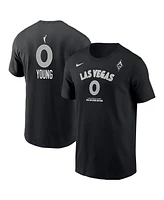 Nike Men's Jackie Young Black Las Vegas Aces Explorer Edition Name Number T-Shirt