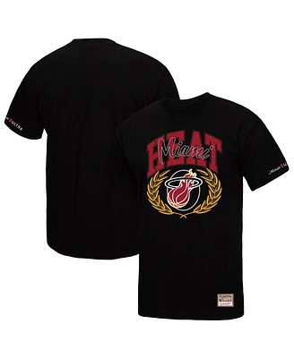Mitchell & Ness Men's Black Miami Heat Nba x Michelob Ultra Rewind Ii T-Shirt
