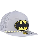 New Era Men's Gray Batman Rope Trucker 9FIFTY Adjustable Hat
