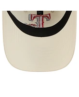 New Era Women's Cream Texas Rangers Floral 9TWENTY Adjustable Hat