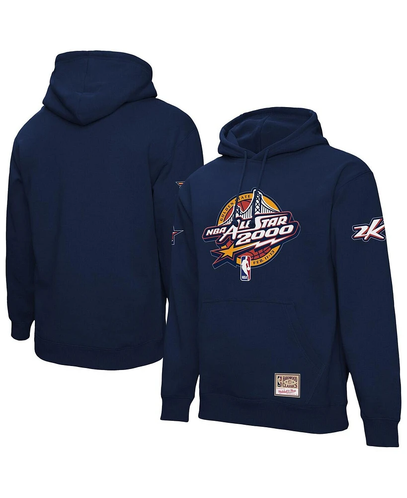 Mitchell & Ness Men's and Women's Navy 2000 Nba All-Star Game Pullover Hoodie