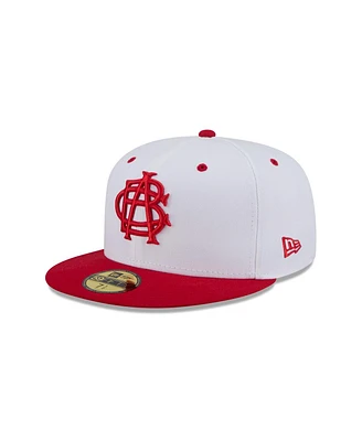 New Era Men's White Indianapolis Indians Theme Nights 59FIFTY Fitted Hat