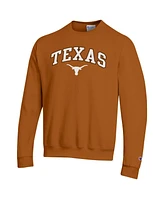 Champion Men's Texas Orange Texas Longhorns Arch Over Logo Pullover Sweatshirt